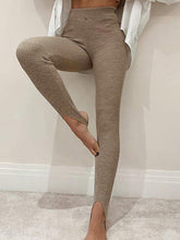 Women High Waist Rib Legging Sai Feel